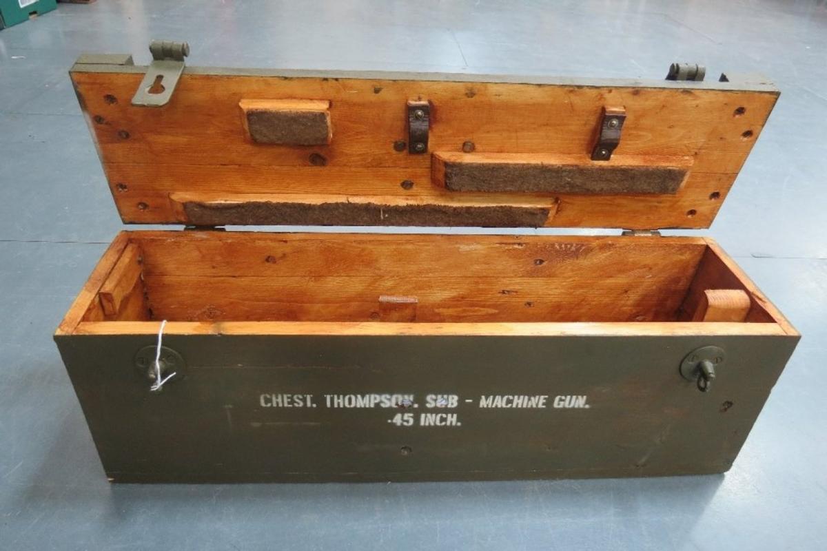 Thompson WW2 Box/Crate Thompson Submachine Gun Message Board