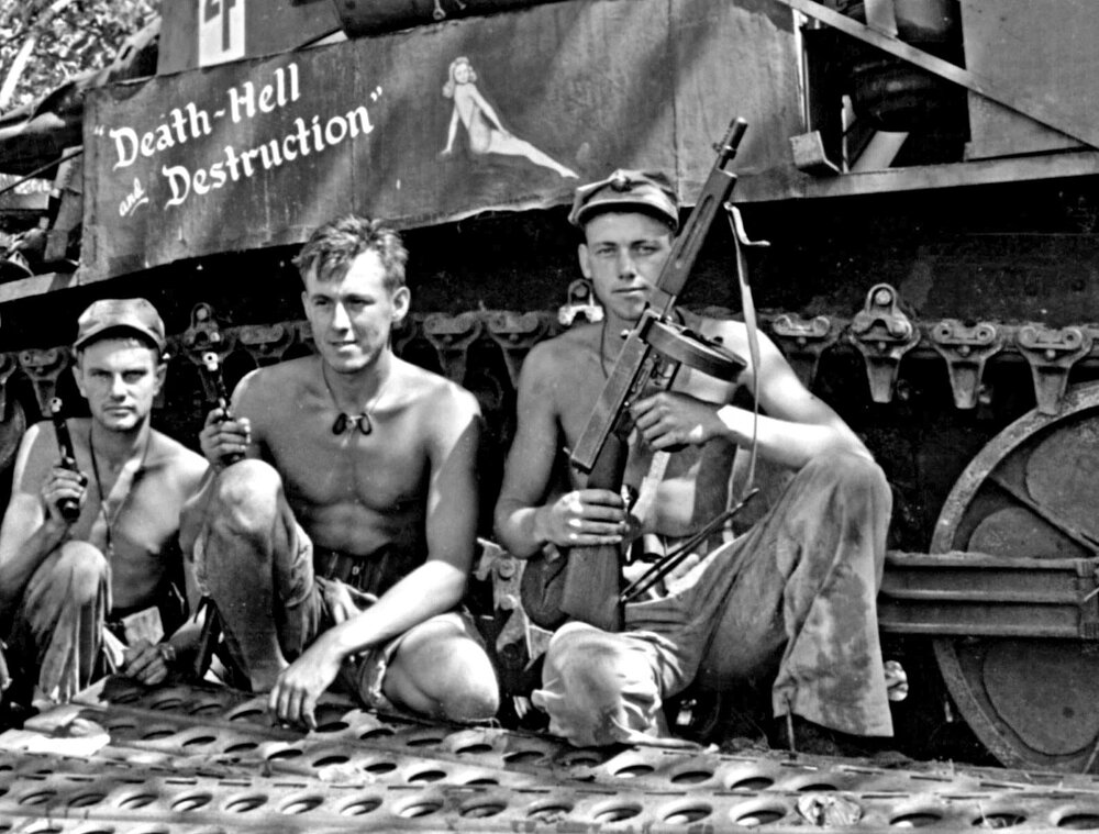 US Navy with Thompsons - Thompson Submachine Gun Message Board ...