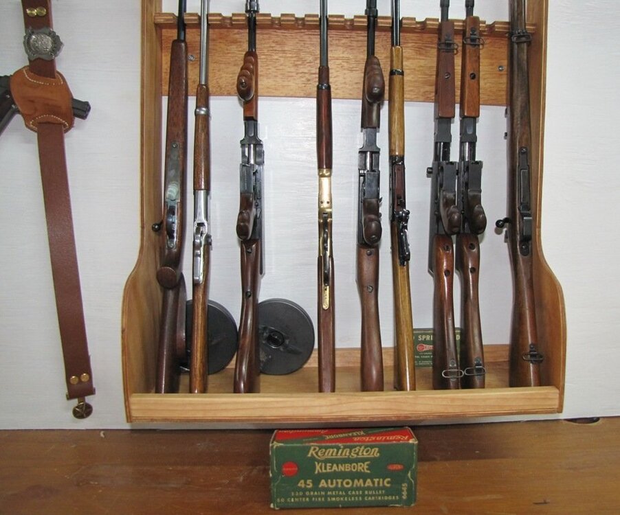 Rural Sheriff office Gun Rack - Thompson Submachine Gun Message Board ...