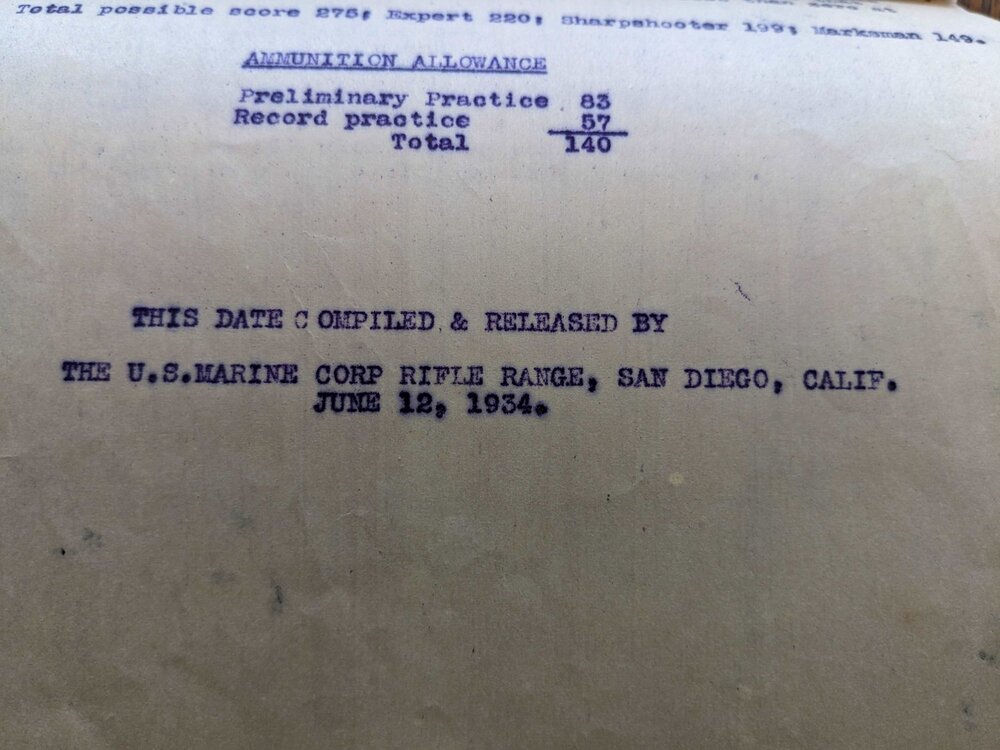 Interesting Thompson USMC Document - Thompson Submachine Gun Message ...