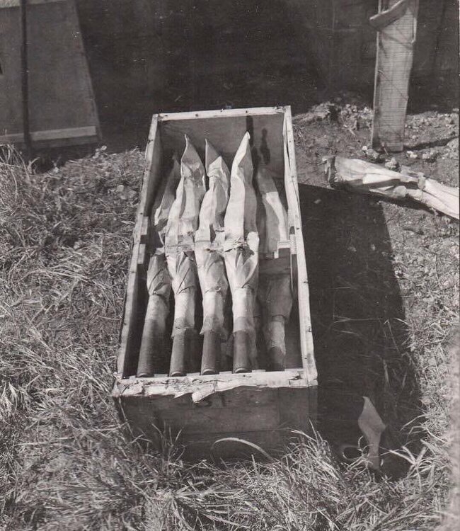 “New” M1 Carbines are unpacked from their shipping crate on Saipan - July 1944.jpg