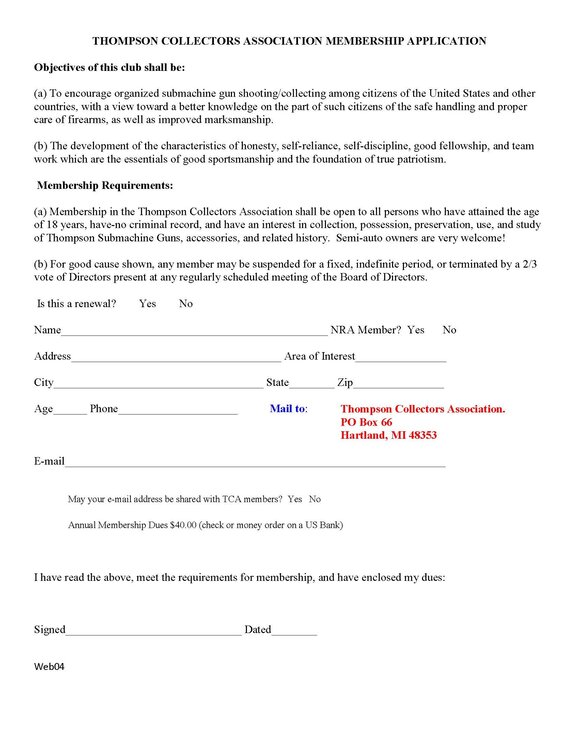 THOMPSON COLLECTORS ASSOCIATION MEMBERSHIP APPLICATION.jpg